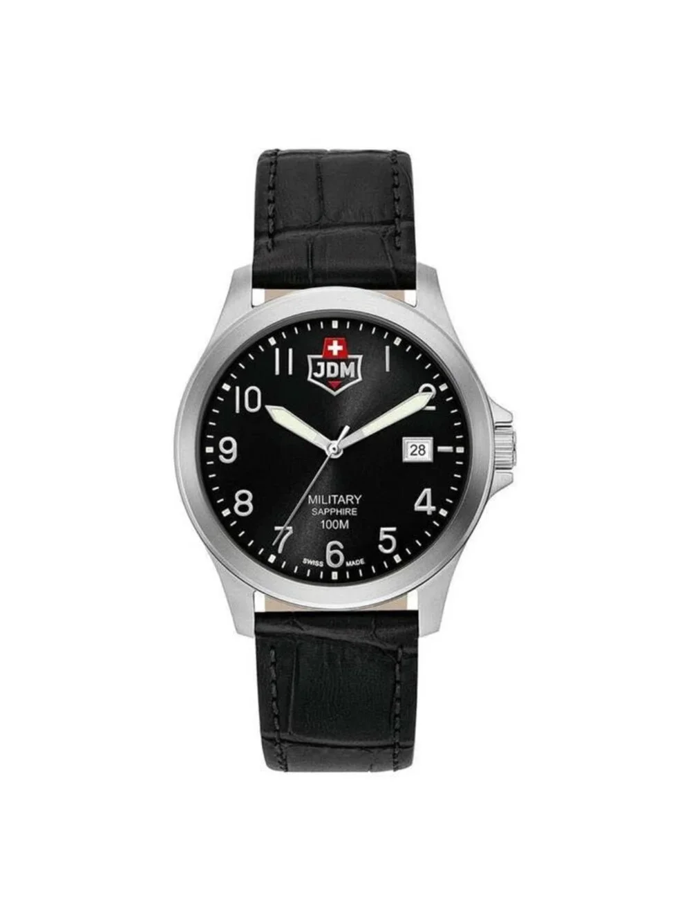 NWT Jdm Military Alpha I Black Dial Men's Watch